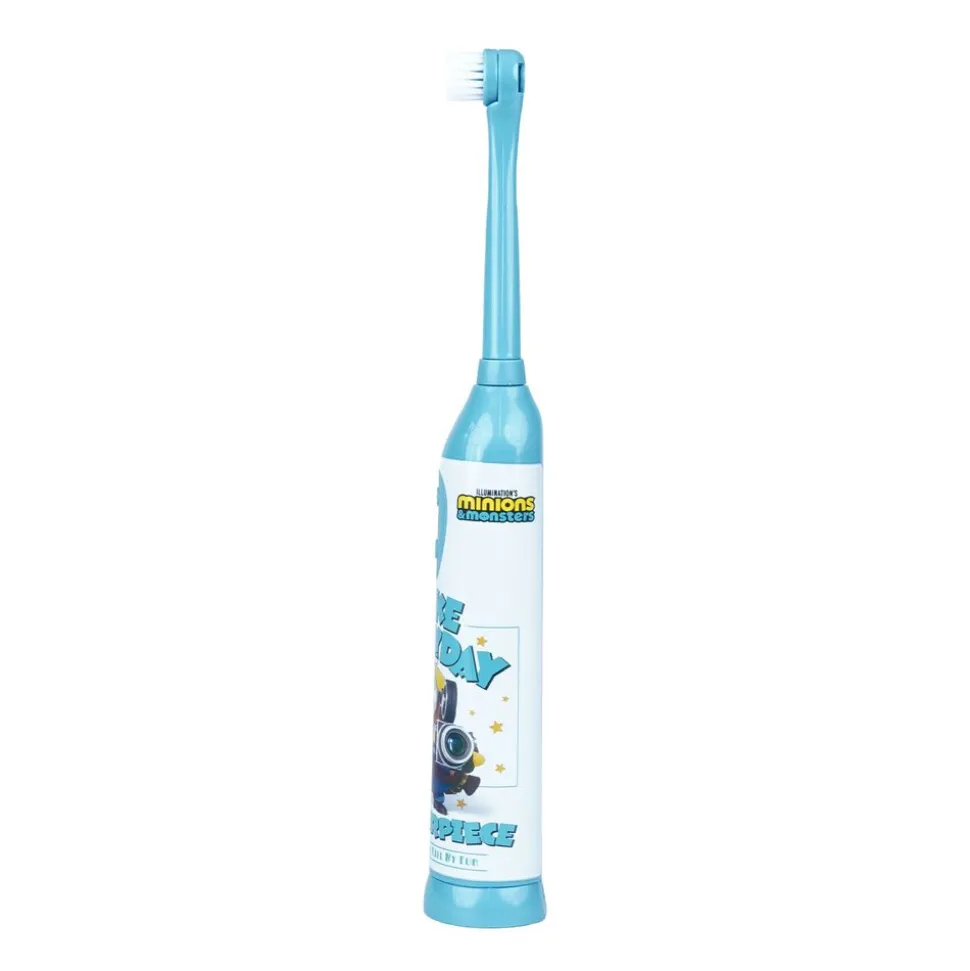Szczoteczka oscylacyjna dla dzieci MPTech, Minionki, niebieska