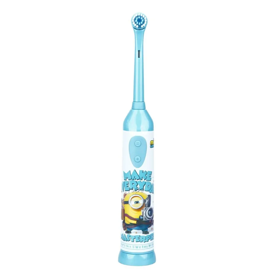 Szczoteczka oscylacyjna dla dzieci MPTech, Minionki, niebieska