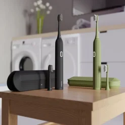 Szczoteczka soniczna Tesla Smart TS200 Bluetooth, zielona, 3 końcówki