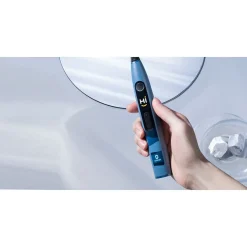Szczoteczka soniczna z wyświetlaczem Oclean X10, niebieska