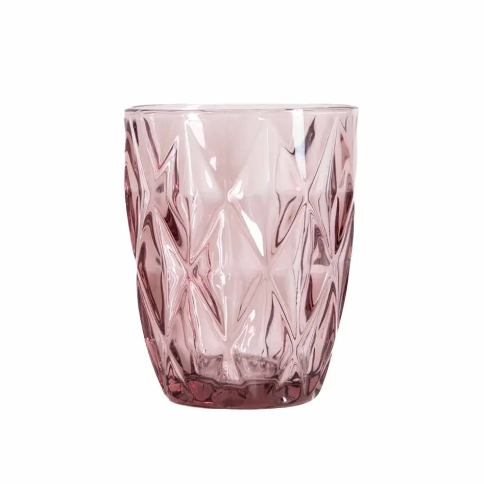 Szklanki Homla Luno, 4 sztuki, 280 ml, różowe
