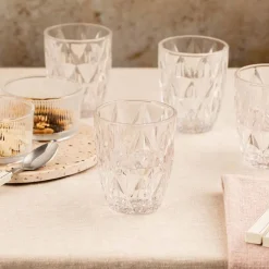 Szklanki Homla Luno, 4 sztuki, 280 ml, transparentne