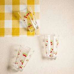 Szklanki Homla Token Summer, 3 sztuki, 300 ml, wiśnie