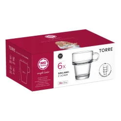 Szklanki MG Home Torre, 6 sztuk, 250 ml