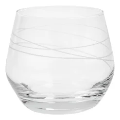 Szklanki niskie Zwieger Spiral, 6 sztuk, 350 ml, transparentne