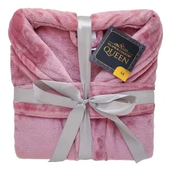 Szlafrok Comfort Queen, brudny róż, XL