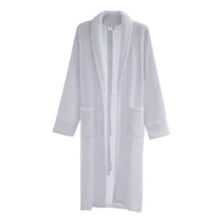 Szlafrok frotte Art Soft Home, waflowy, bawełniany, rozmiar M, biały