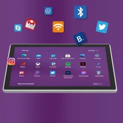 Tablet Extralink CP30, 10,1”, 8GB+128GB, ze skórzanym etui, klawiaturą, myszą i rysikiem