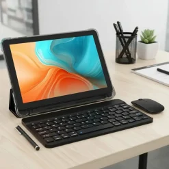 Tablet Extralink CP31 Pro, 10'', 128GB, z etui, klawiaturą, myszą i rysikiem, czarny