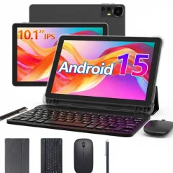 Tablet Extralink CP31 Pro, 10'', 128GB, z etui, klawiaturą, myszą i rysikiem, czarny
