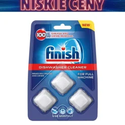 Tabletki do czyszczenia zmywarki Finish, 3 szt.