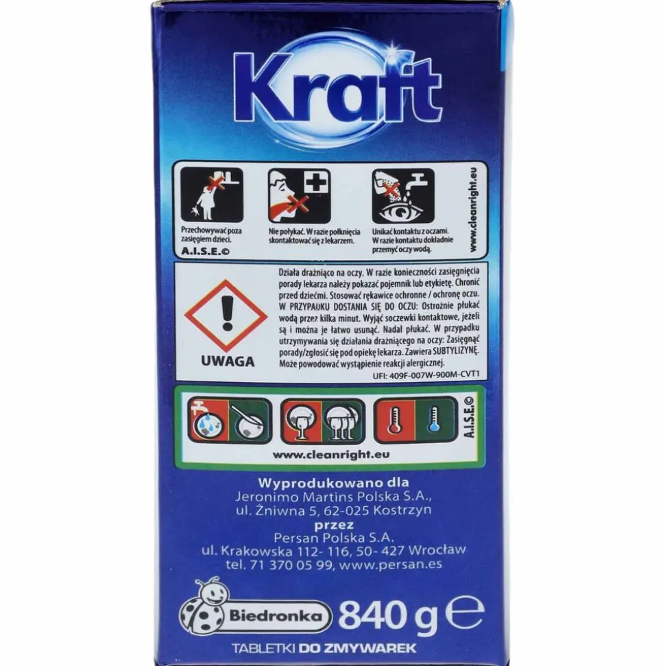 Tabletki do zmywarki Kraft Classic, 60 szt.