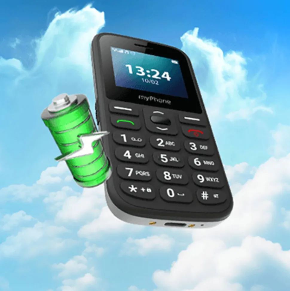 Telefon myPhone Halo A LTE, 1,77”, czarny