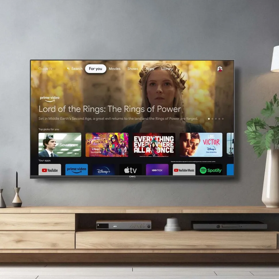 Telewizor 40” CHiQ L40G7B, bezramkowy, FHD, Google TV