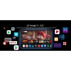 Telewizor 65'' CHiQ M65QN9V MiniLED, Google TV, 4K UHD, szary