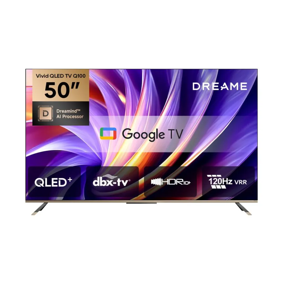 Telewizor 50'' Dreame Vivid QLED 4K TV Q100, czarny