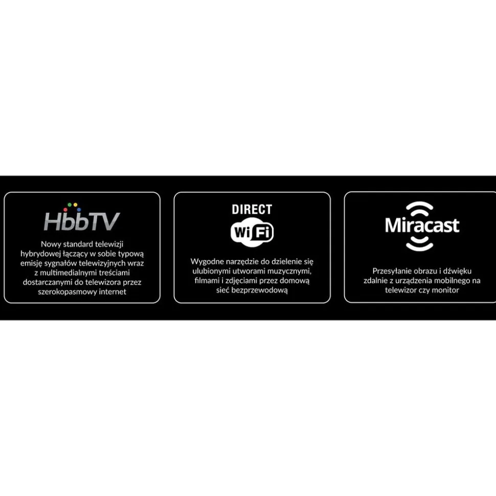 Telewizor 43" Kiano Elegance, bezramkowy, 4K Ultra HD, Smart TV, DVB-T2