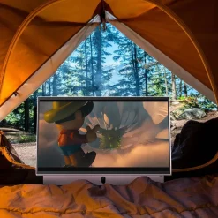 Telewizor przenośny 24” METZ 24MPE7000, FHD, Google TV, różowy