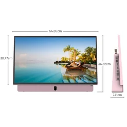 Telewizor przenośny 24” METZ 24MPE7000, FHD, Google TV, różowy