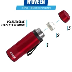 Termos NOVEEN TB625 700 ml, czerwony