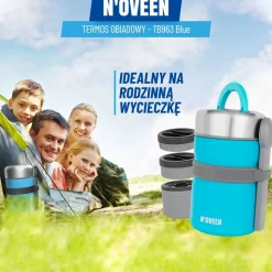 Termos obiadowy NOVEEN TB963 Blue 2000 ml, niebieski