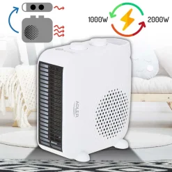 Termowentylator Adler AD 7725w, z regulacją temperatury i siły nadmuchu