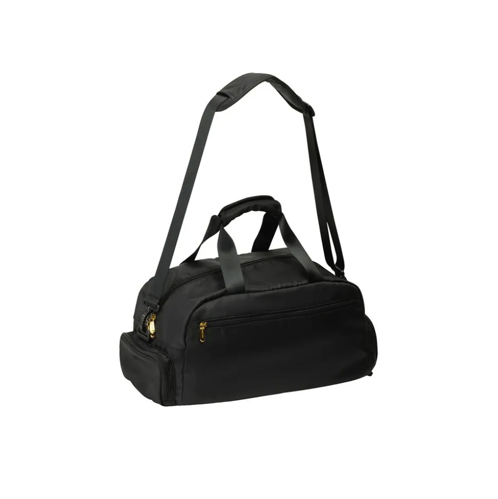 Torba podróżna sportowa, z funkcją plecaka, czarna