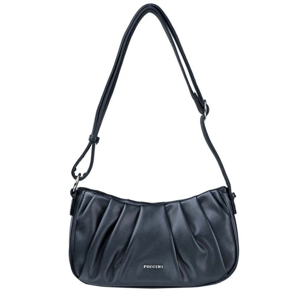 Torebka damska bagietka Fashion Collection, czarna