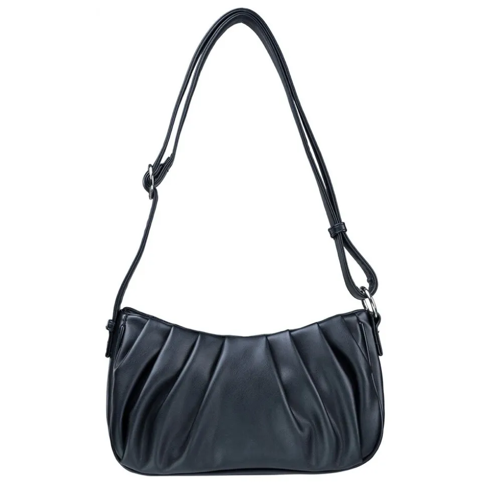 Torebka damska bagietka Fashion Collection, czarna