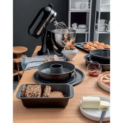 Tortownica 24 cm Tognana Premium Bakery, 2 spody, szara