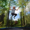 Trampolina Jumi Motion 8FT, 244 cm, z siatką zewnętrzną, niebieska