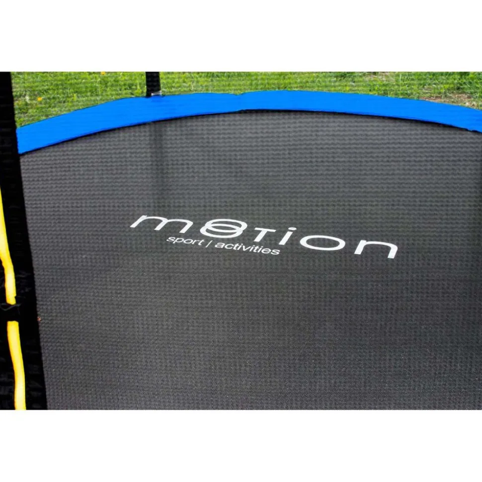 Trampolina Jumi Motion 8FT, 244 cm, z siatką zewnętrzną, niebieska