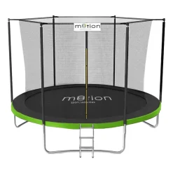 Trampolina Jumi Motion 8FT, 244 cm, z siatką wewnętrzną, zielona