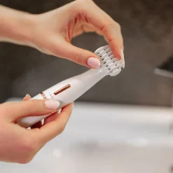 Trymer damski 6 w 1 Lafe UltraTrim, 6 nasadek, różowy