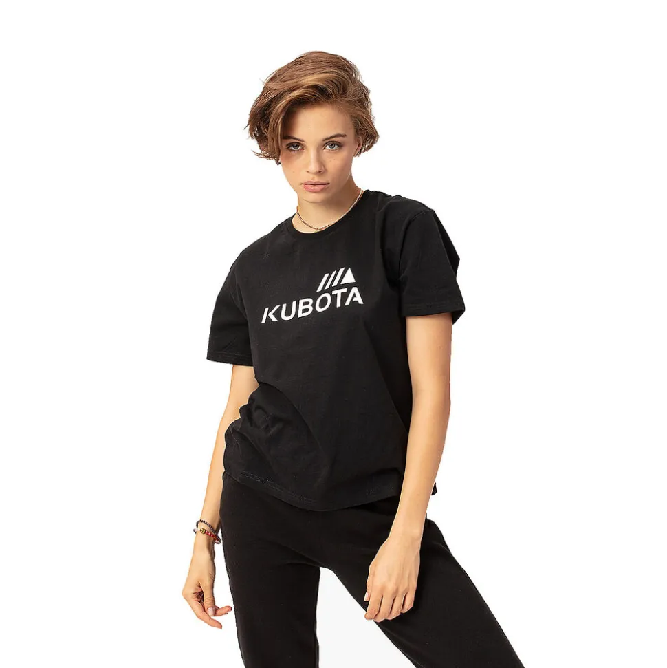 T-shirt damski, rozmiar S, czarny, bawełna