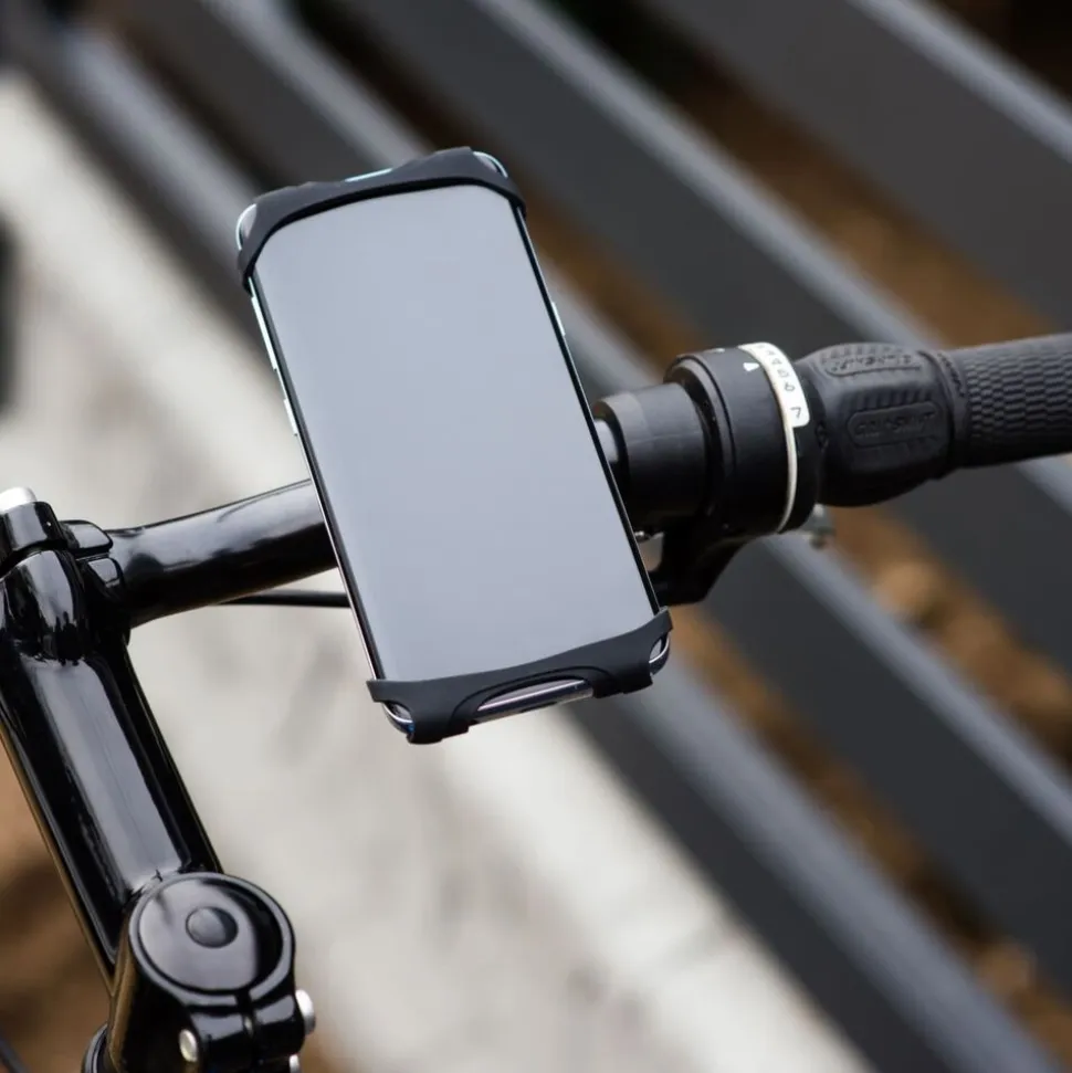 Uchwyt do roweru na smartfony Maxcom Shockgrip XL, uniwersalny, czarny