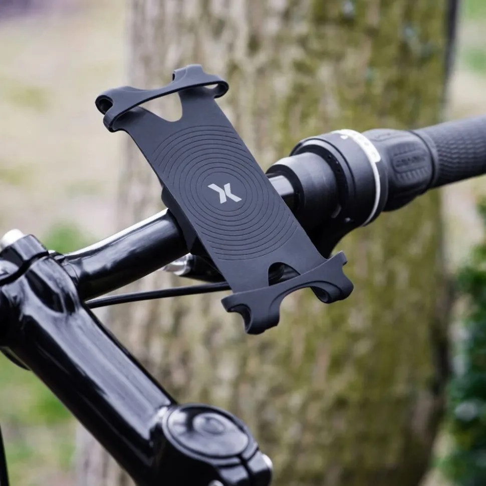 Uchwyt do roweru na smartfony Maxcom Shockgrip XL, uniwersalny, czarny