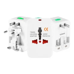 Uniwersalny adapter turystyczny Blaupunkt, do 150 krajów