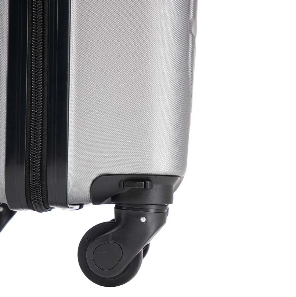 Walizka kabinowa 46 x 25 x 20 cm Wings Gannet Titan Grey, z odpinanymi kółkami, szara