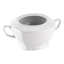 Waza do zupy z porcelany Tadar, 2,5 l, biała