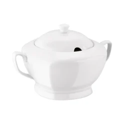 Waza do zupy z porcelany Tadar, 2,5 l, biała