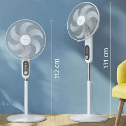 Wentylator stojący Philips 1000 CX1220/00, 3 tryby prędkości, biały