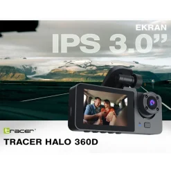 Wideorejestrator Tracer Halo 360D, Full HD, 2 kamery