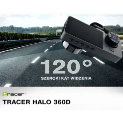 Wideorejestrator Tracer Halo 360D, Full HD, 2 kamery