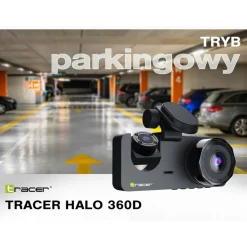 Wideorejestrator Tracer Halo 360D, Full HD, 2 kamery