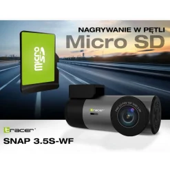 Wideorejestrator Tracer Snap 3.5S-WF, 3,5K, Wi-Fi
