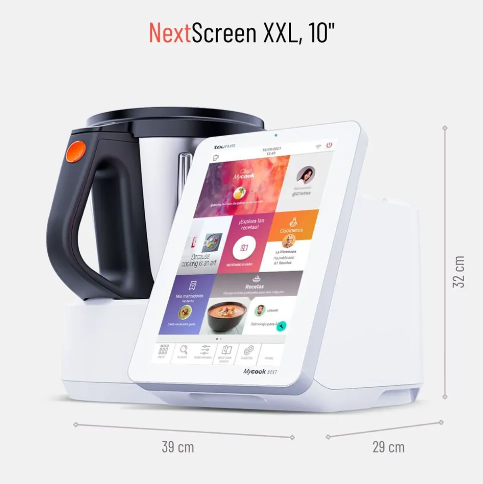 Wielofunkcyjny robot Taurus MyCook Next, 2000 W, sterowanie głosowe