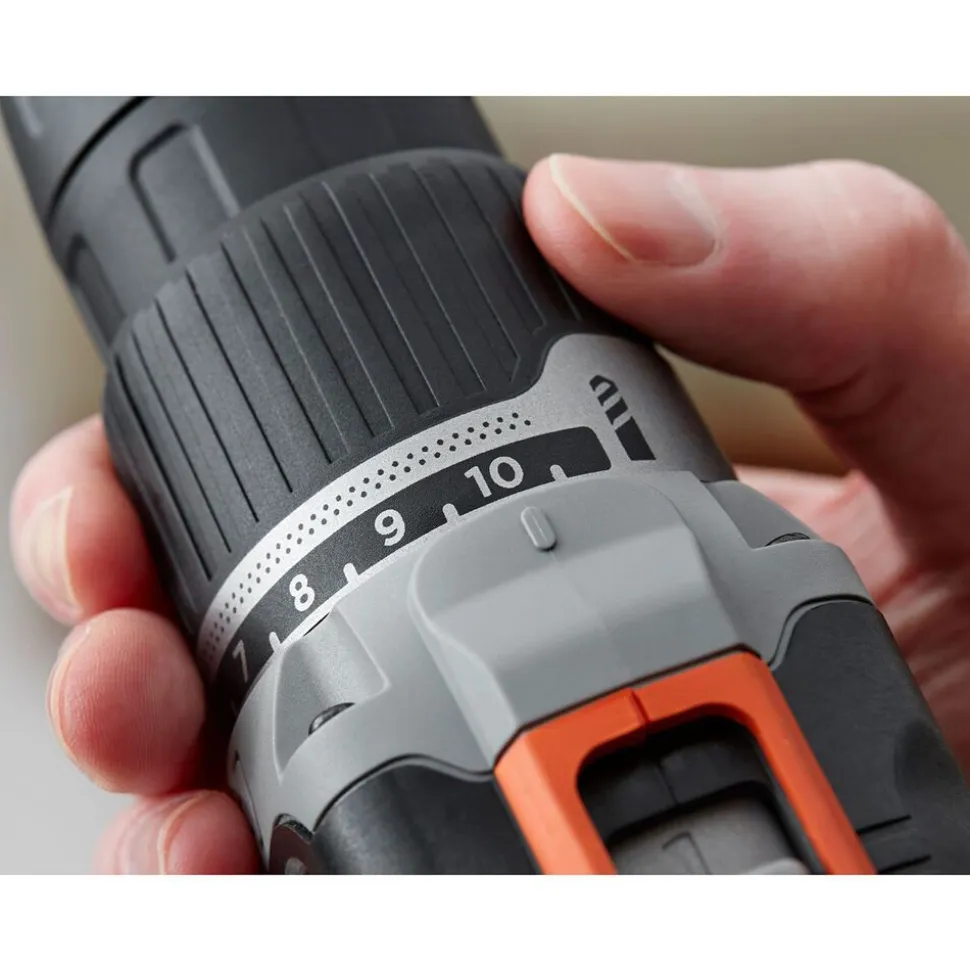 Wiertarko-wkrętarka Black+Decker, 18 V, 10 akcesoriów, torba