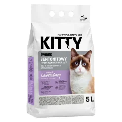 Żwirek bentonitowy dla kota Kitty, 5 l, lawendowy