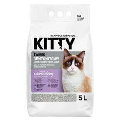 Żwirek bentonitowy dla kota Kitty, 5 l, lawendowy